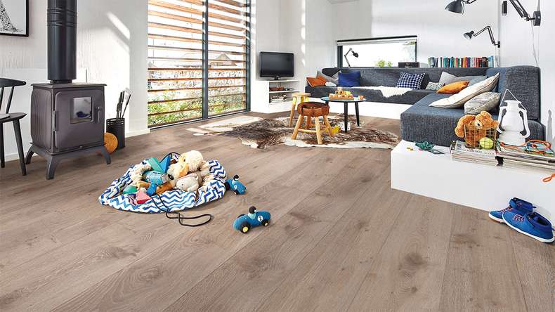MEISTER Pavimento in laminato - MeisterDesign LL 250 Bach oak 07143 | rilievo sincronizzato (600009-2052248-07143)