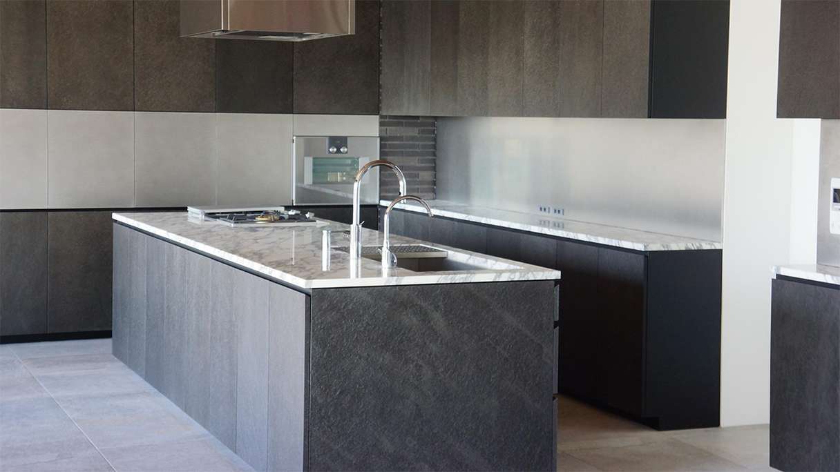 planeo EVOLITH Slate&Stone - Rivestimento in pietra naturale Stellar Void 1220 x 610 mm