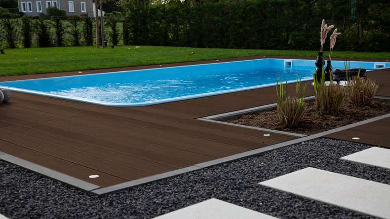 planeo TitanWood - Struttura in legno massiccio marrone scuro