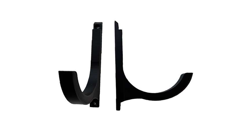 portabottiglie planeo 3D - nero 2 pezzi