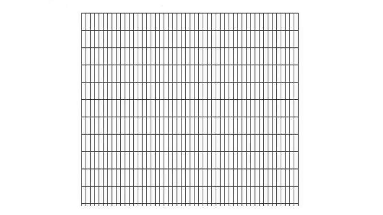 Luce di recinzione a doppia maglia 6/5/6 RAL 7016 antracite altezza - 2230 x 2510 mm