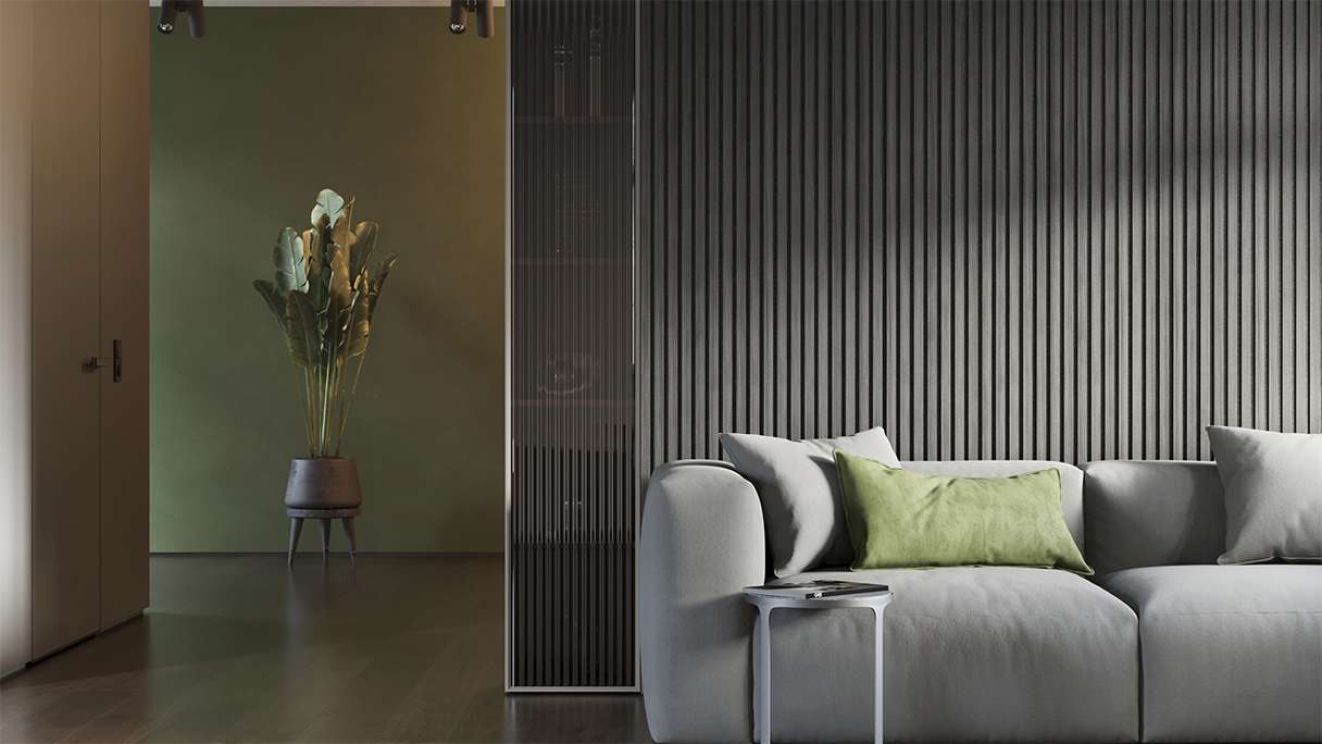 pannelli acustici planeo - Grigio rovere - 2400 x 525 x 18 mm (PU-A-006)