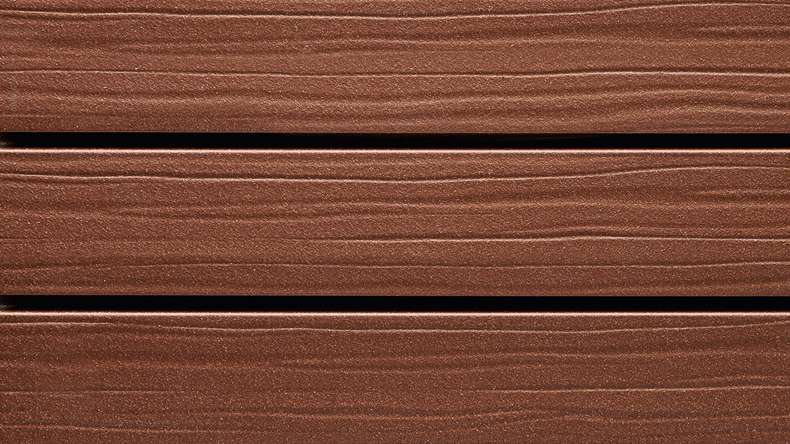 planeo Fassado - WPC rombo striscia facciata rivestimento Prime tabacco