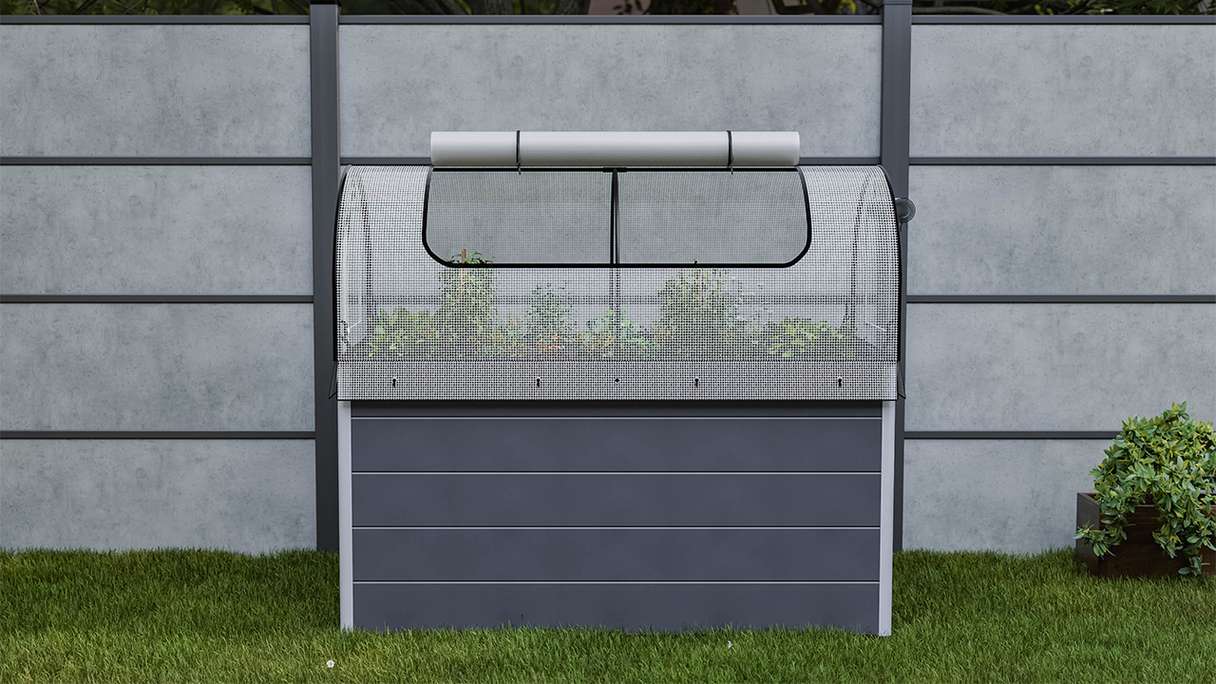 planeo Rete per letto rialzato PE - Bianco 149,9 x 69,4 x 62 cm