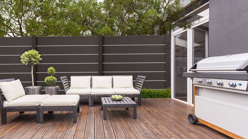 planeo Gardence Strong XL - Profilo singolo standard Noce coex 1800 x 261cm