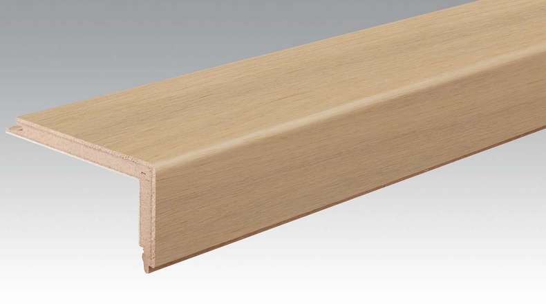 Profilo paragradino MEISTER da parquet Profilo a L aspetto autentico lisciviato 9015 (800004-2150-09015)