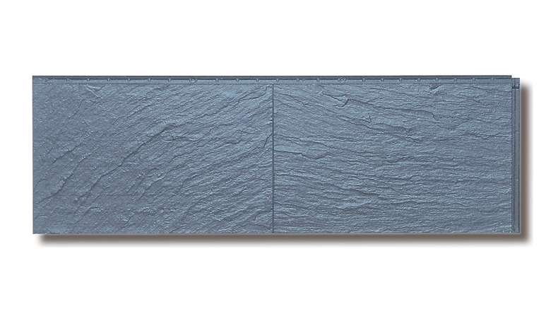 Pannello per facciate Zierer look ardesia SS1 - 1115 x 359 mm antracite in GRP