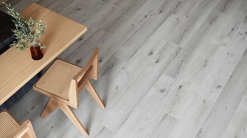planeo WPC Vinile ad incastro - PUREtec MAX 70 EIR Grey Oak | Isolamento acustico integrato (RP-A50-4)