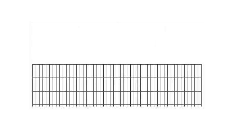 Recinzione a doppia maglia pesante 8/6/8 RAL 7016 antracite altezza - 630 x 2510 mm
