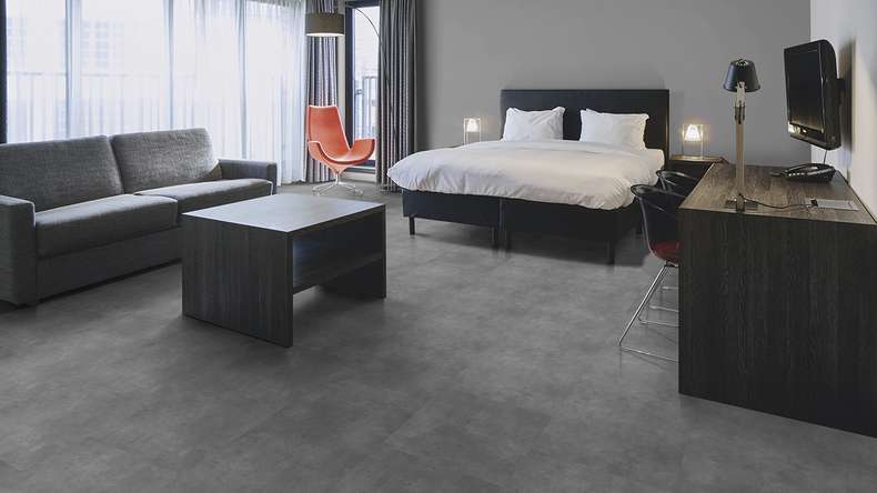 Vinile adesivo planeo - SilentIQ Stone 2in1 per uso commerciale Terivon | Isolamento acustico integrato (F-DS-SIQ-1080)