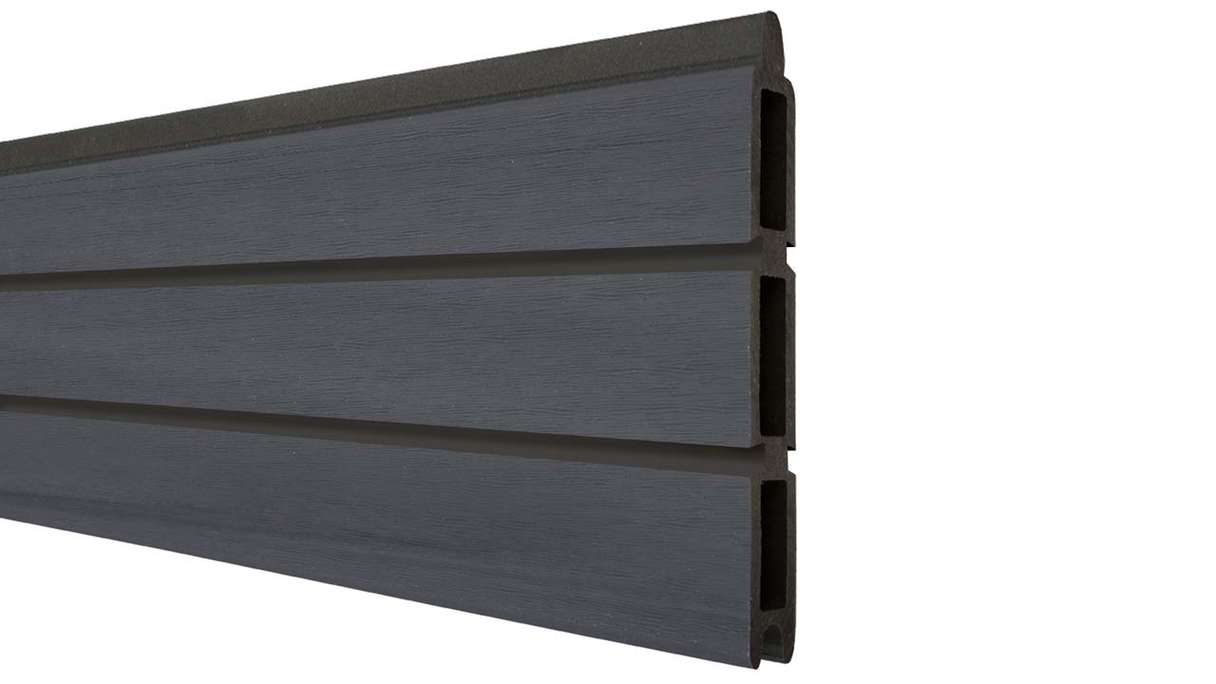 planeo Gardence Trendy - Recinzione in BPC rombo Grigio pietra coex 180 x 180 cm