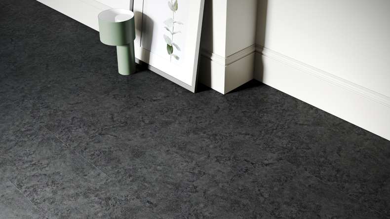 planeo Rigido Vinile ad incastro - SolutionX 2in1 Antracite | Isolamento acustico integrato (ECF-0026)