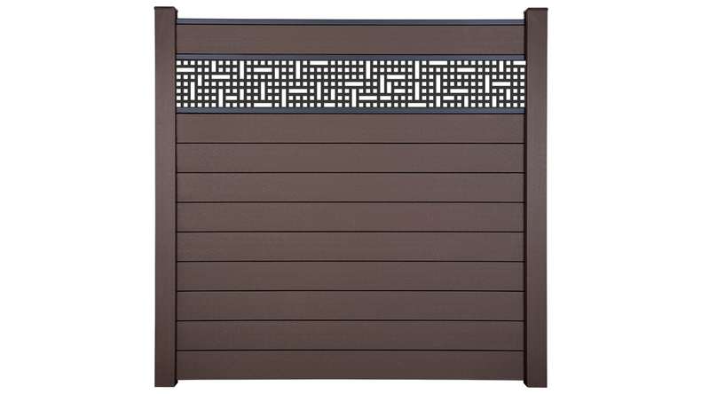 planeo Gardence Strong - recinzione a innesto BPC Mesh Terra 180 x 180 cm