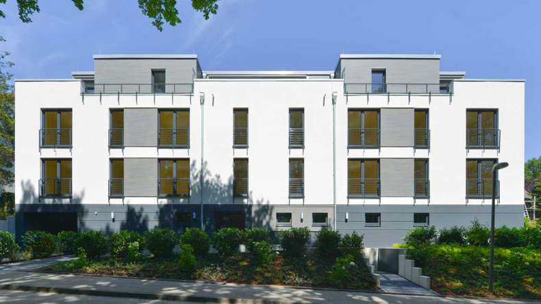 planeo Fassado - WPC rivestimento facciata a fasce romboidali grigio grafite piccolo 4 m