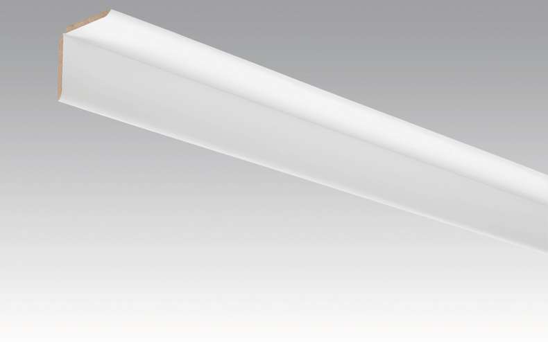 Battiscopa MEISTER battiscopa piegato bianco verniciabile DF 2222 - 2380 x 70 x 3,5 mm (200033-2380-02222)