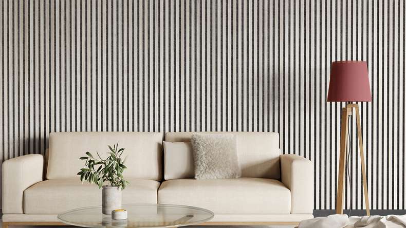 Skaben Pannelli acustici SilentWall Comfort - rovere bianco - 250 x 30 cm