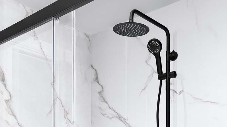 planeo StrongWall - Rivestimento in plastica XL Trapanesi 260 x 90 cm lucido