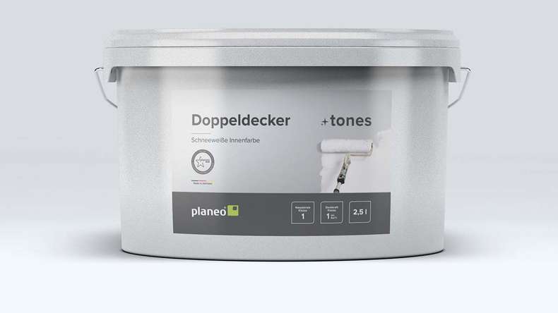planeo double decker bianco 2,5l - opaco