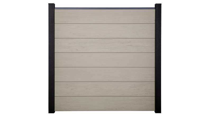 planeo Gardence Strong XL - Recinzione in BPC Standard BiColor Bianco
