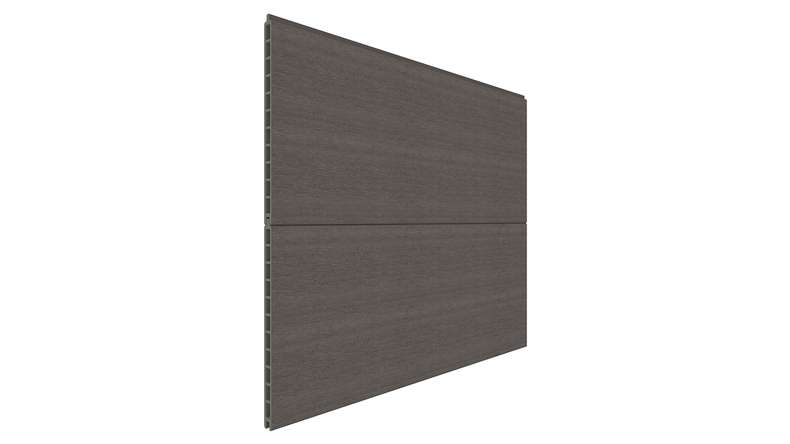 planeo INFINITY XL-Board - recinzione a innesto WPC CoEx grigio scuro 176 x 183