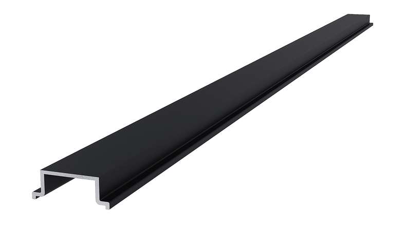 planeo nastro copripalo in alluminio nero 190 cm