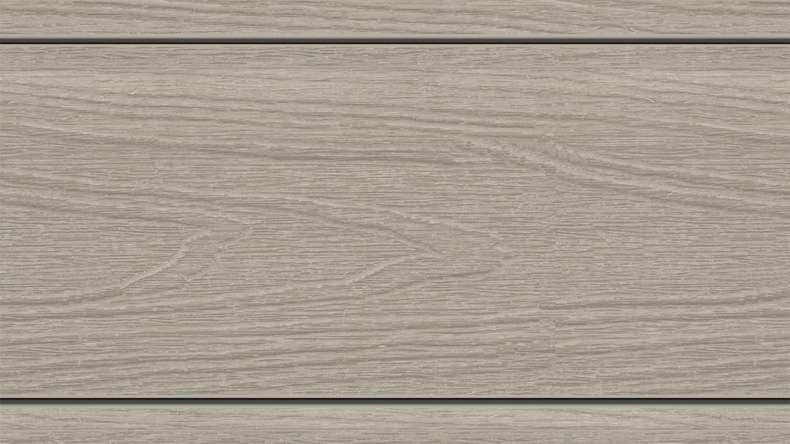 planeo MAXLine Nature - Pannello per decking XL rivestito in WPC CoEx a camera cava - grigio chiaro 3m strutturato/liscio spazzolato