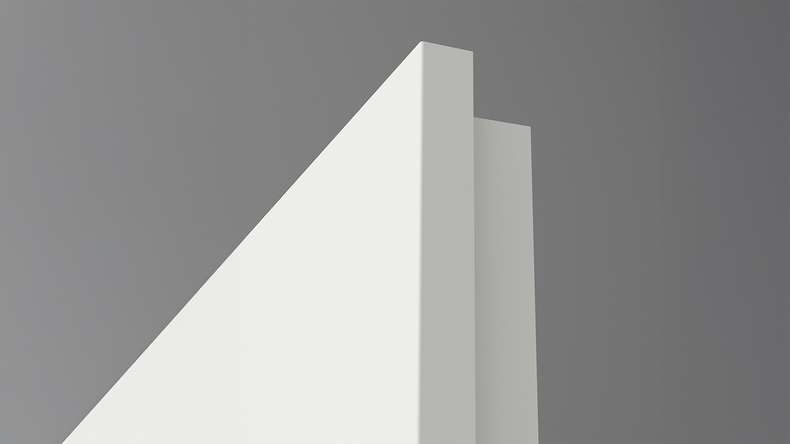 porta interna planeo VELA Calma White 9010 Design edge | CPL - 1985 x 610|735|860|985 mm
