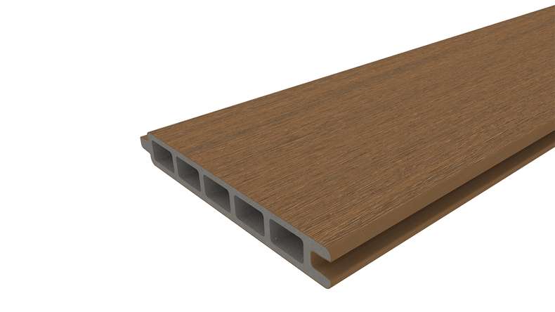 planeo INFINITY - Recinzione a innesto WPC CoEx Burma Teak 176 x 183 cm