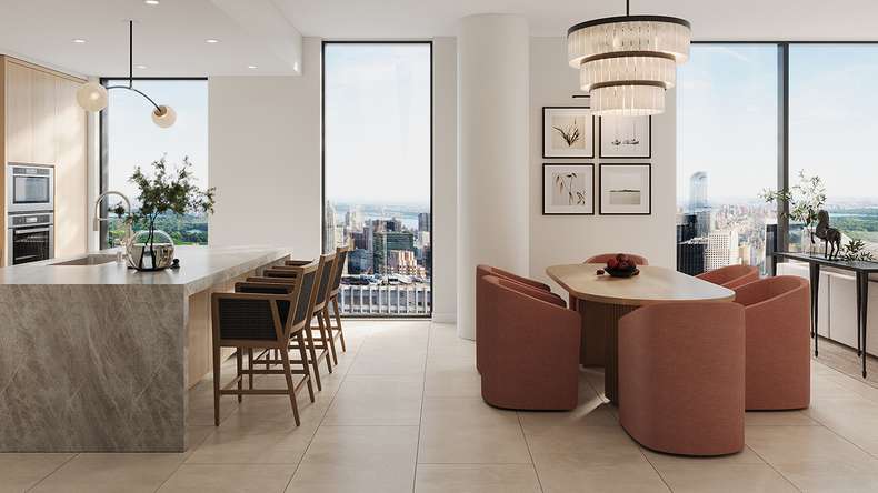 planeo Rigid Click Vinyl - Luna Beige XXL Tile | Isolamento acustico integrato (DF-KF-994-030)