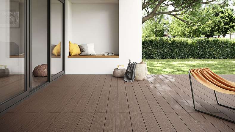 planeo TitanWood - Struttura in legno massiccio marrone scuro