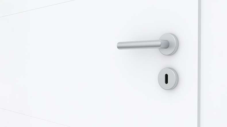 porta interna di design planeo PUREA Vivo 3 laccato bianco 9003 design edge | laccato - 1985 x 610|735|860|985 mm