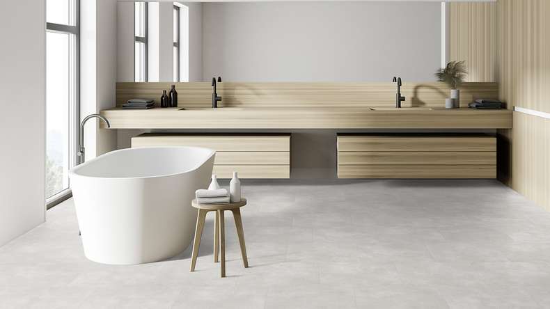 Gerflor Klick Vinyl - Senso Premium Rigid Acoustic Pepper light | Isolamento acustico integrato (39480890)