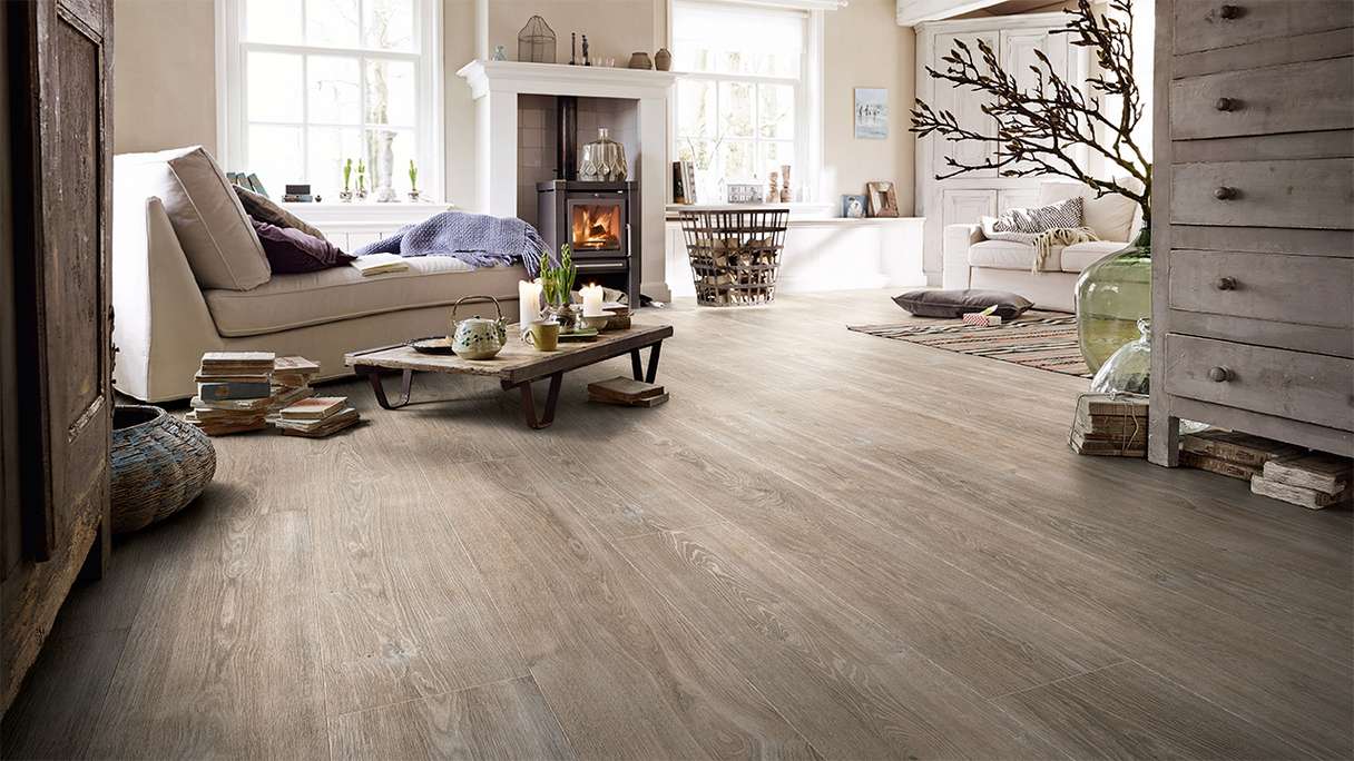 MEISTER Laminato - MeisterDesign LL 250 Rovere bianco grigio 06277 | Goffratura sincrona (600009-2052248-06277)