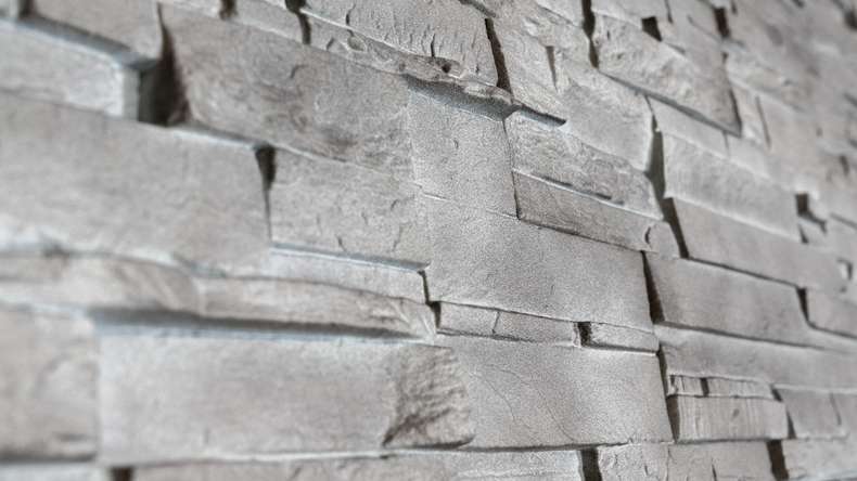 pannello di facciata planeo effetto pietra - NoviStone Basalt 1054 x 334 mm