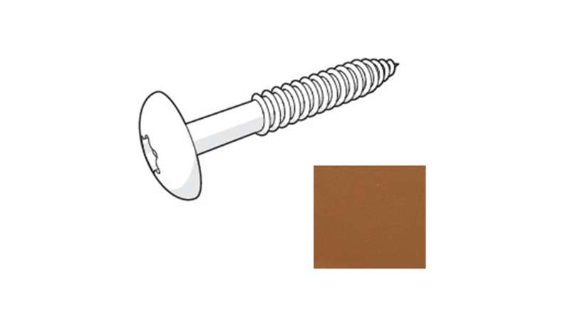 Vite per facciata HPL Trespa - Noce romantico 4,8 x 38mm