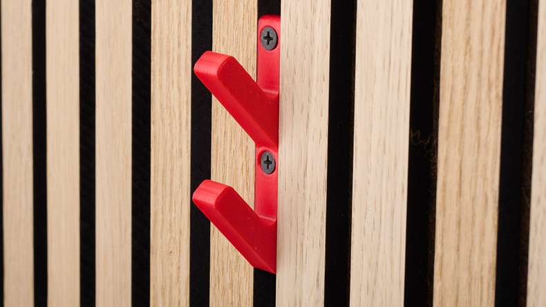 ganci 3D planeo - rosso 2 pz