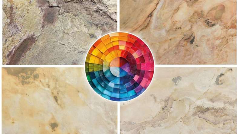 planeo EVOLITH Slate&Stone - Rivestimento in pietra naturale Autumn Drift 1220 x 610 mm