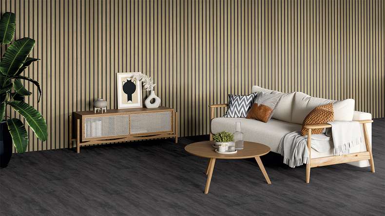 Skaben Pannelli acustici SilentWall Comfort Light - rovere marrone chiaro - 250 x 30 cm