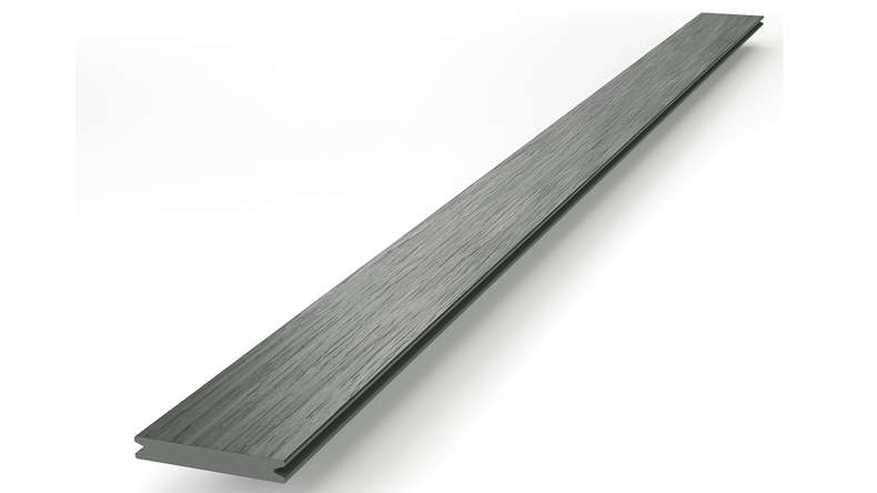 planeo TitanWood - Tavola massiccia 5m grigio scuro anticato invecchiato/spazzolato