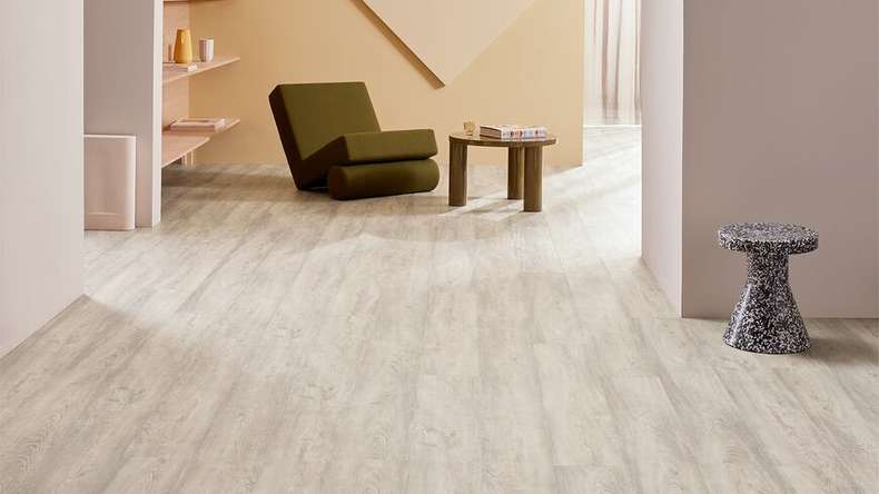 Vinile adesivo Forbo Allura Wood 55 - Legno grezzo bianco (60151DR5)