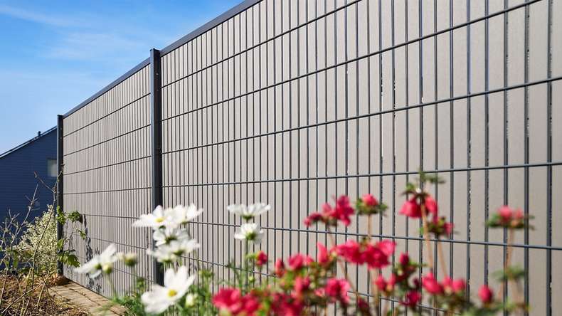 set di listelli planeo WPC - antracite L 250 x H 123 cm