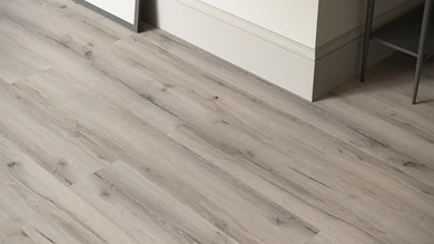 planeo Vinile rigido a incastro - GRANDline Rovere grigio rustico | Isolamento acustico integrato (NF-GL-705-N)