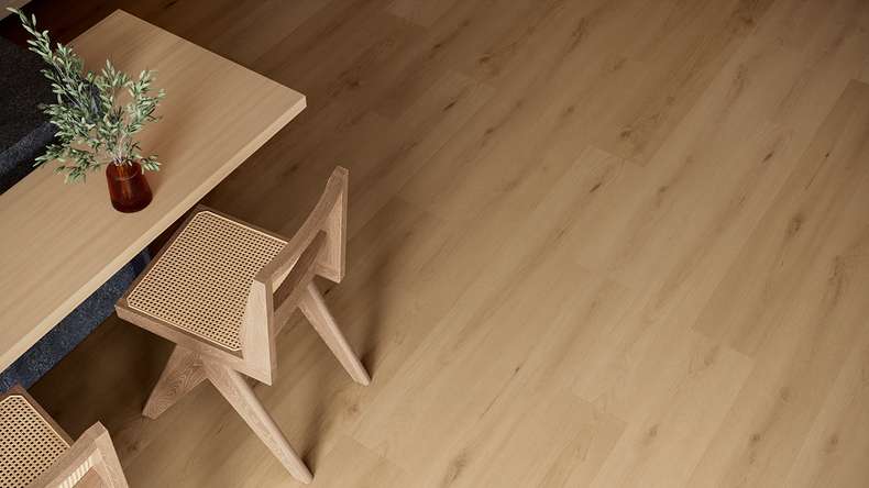 planeo WPC Vinile ad incastro - PUREtec MAX 70 EIR Pure Golden Oak | Isolamento acustico integrato (RP-A50-7)