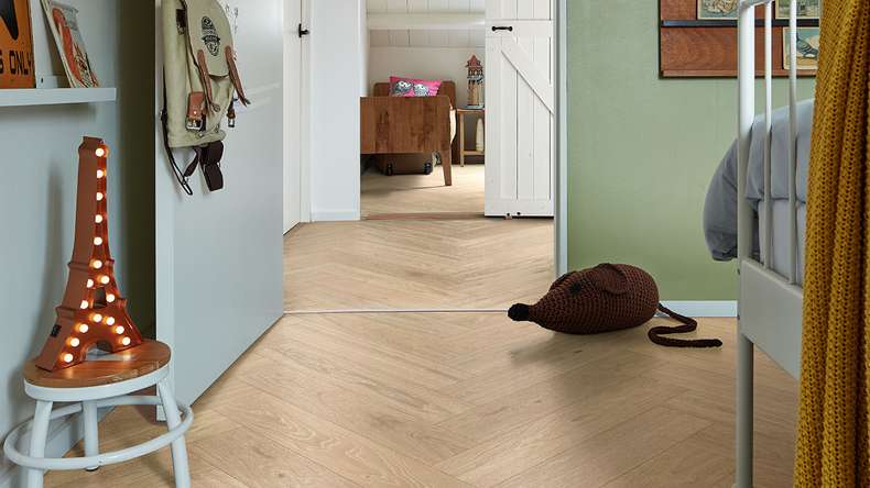 planeo Pavimento in legno - Noble Wood Quercia a spina di pesce Verdal | Made in Germany (EDP-0398)