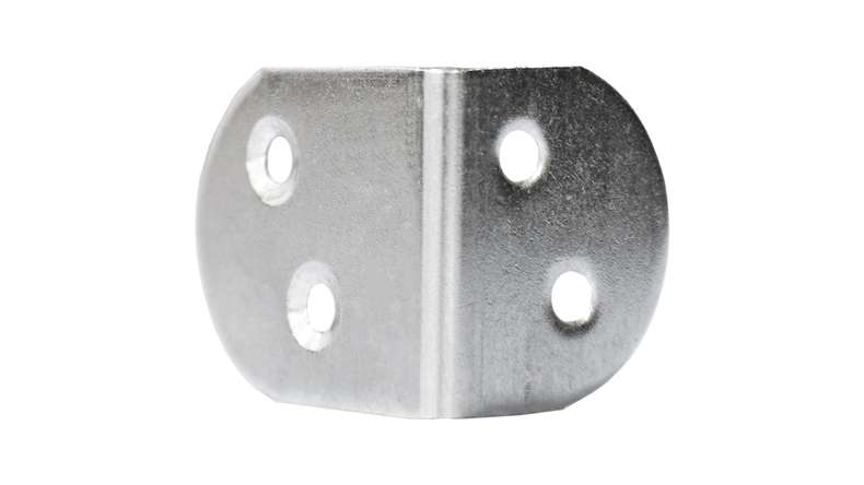 planeo Gardence Guard - staffa di montaggio per Recinzione prefabbricata set di 8 + viti