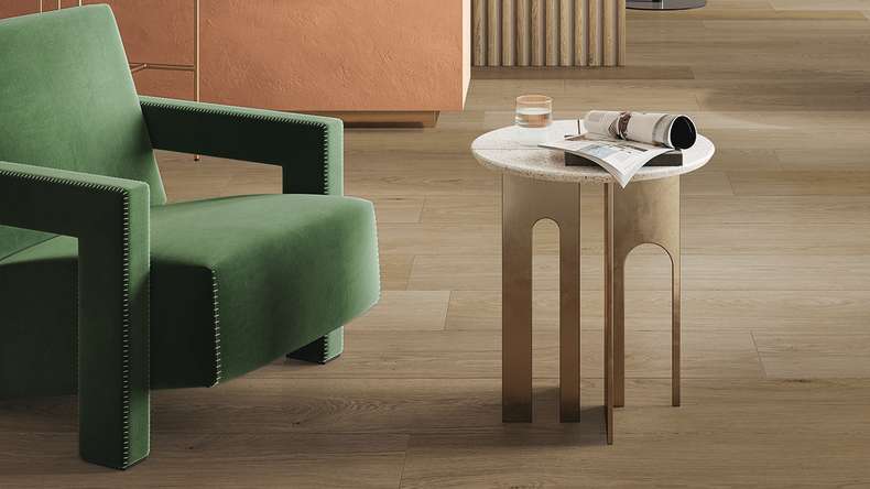 Vinile adesivo Gerflor - Creation 70 Lounge Oak Chestnut | Goffratura sincronizzata
