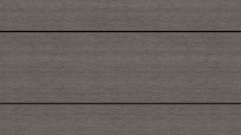 planeo ANTIKWoodline - Listello per terrazza rivestito in WPC CoEx, profilo composito leggero - Grigio scuro 3 m - rustico/spazzolato liscio