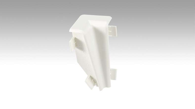 Angolo interno MEISTER per profilo battiscopa 3 PK 2001 Bianco (800015-01-02001)