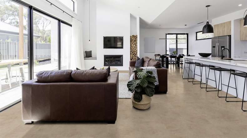 Gerflor Vinile ad incastro - Virtuo 30 Rigid Acoustic Tavla Beige | isolamento acustico integrato (39101451)