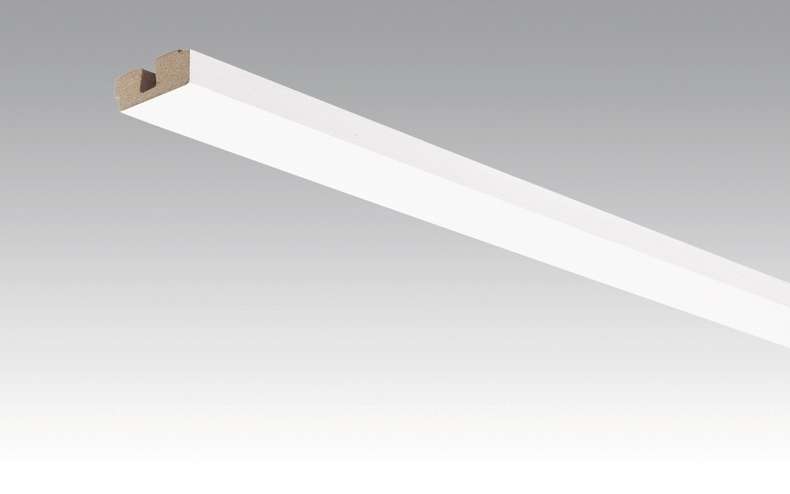 Battiscopa MEISTER battiscopa per soffitti Whiteline 4074 - 2380 x 40 x 15 mm (200032-2380-04074)